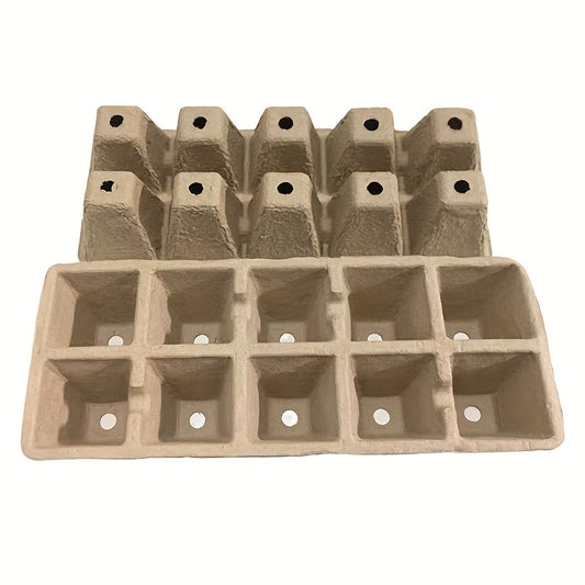 100 Paper Peat Flower Pots