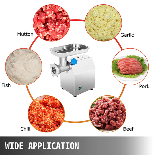 250Kg/H Electric Meat Mincer Grinder Commercial
