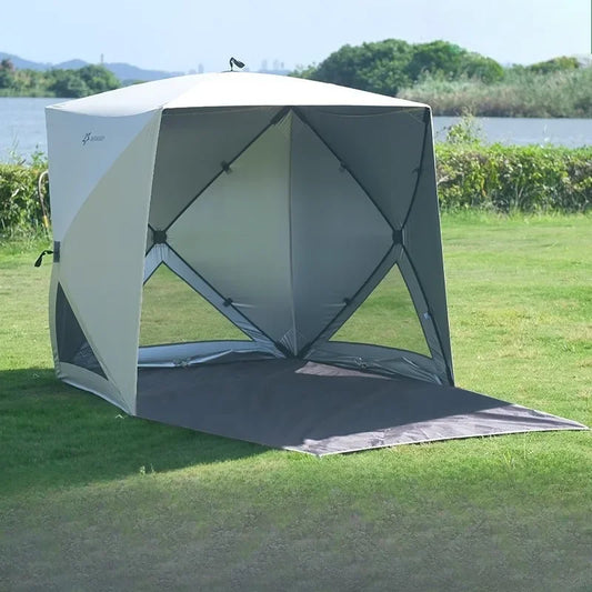 Camping Tent for Outdoor Picnic and Park Shelter Quick Open 3-4 Person Beach Tent