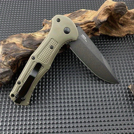 BM 9070 Folding Pocket Knife Drop Point Plain Blade Grivory Handle
