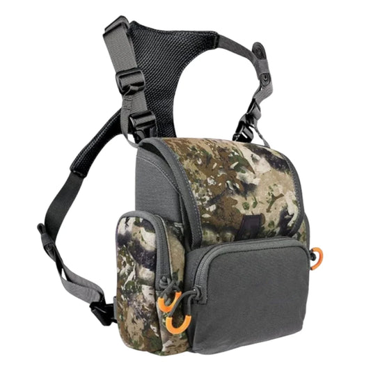 Binocular Harness Chest Pack — Waterproof, Large‑Capacity, Includes Rangefinder Pouch & Rain Cover