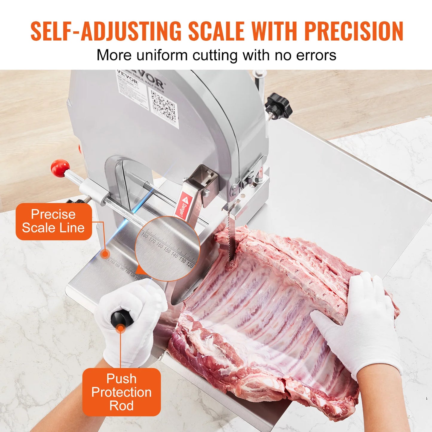 Commercial Electric Meat Bone Saw -1500W -Stainless Steel Blade