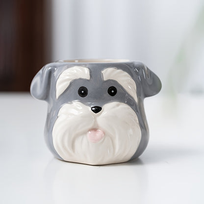 Ceramic Cartoon Animal Plant Pots - Cute Dog Series