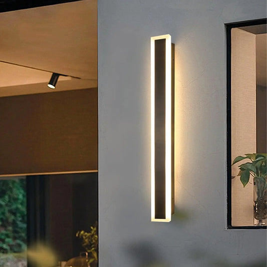 LED Outdoor Wall Light--  Black Exterior Sconces