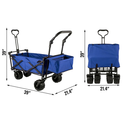 This fold-and-go hauler, built tough-220 lb capacity, steel frame strength, and removable fabric liner with shade awning. Ready when  you are, no assembly needed.