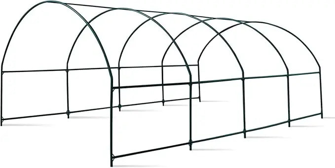 Greenhouse Frames for Larger Hot Garden House  (20x10x7 FT)