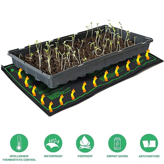 20x10Inch Seedling Heat Mat with Digital Display For Seed Starting Plants Nursery Warm