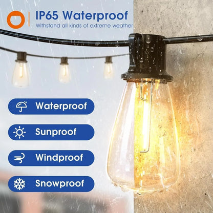 150FT LED Outdoor String Lights — Built for Real Weather and Real Life