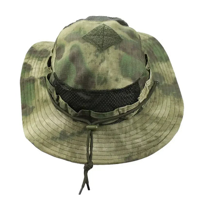 New Tactical Camouflage Boonie Cap Wide Brim Hat