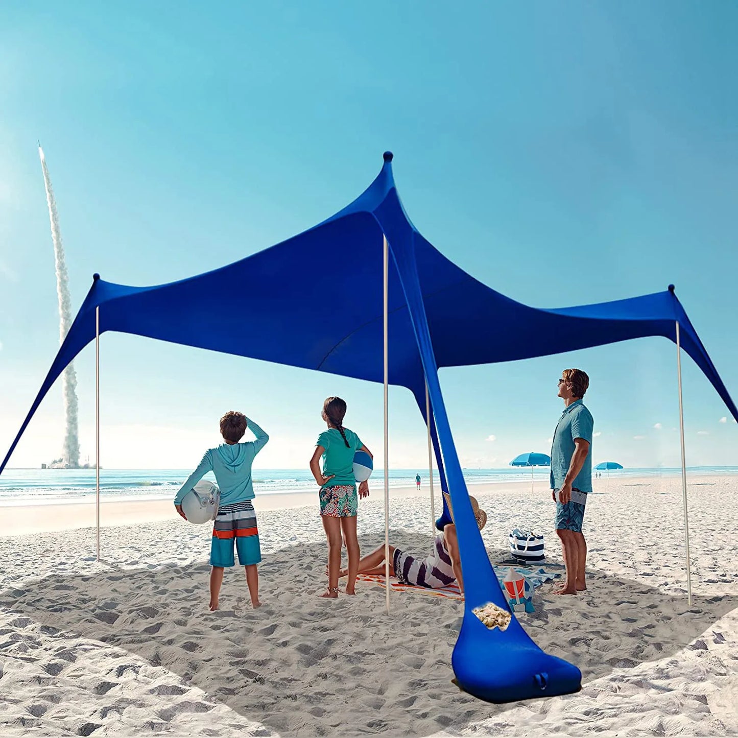 Leica Large Beach Tent    Big shade, open air-quick setup shelter for