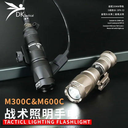 Tactical SF X300 X300U M600C M300 Flashlight Fit 20mm Rail