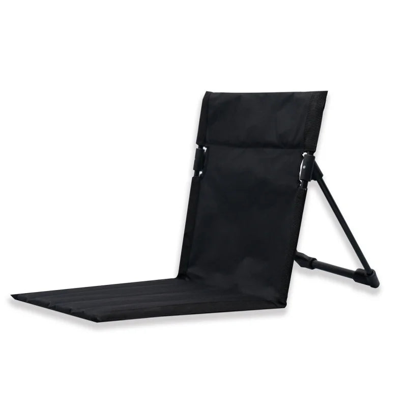 Portable and foldable outdoor camping chair. Compact in size, lightweight, suitable for use on beaches, lawns and gardens.