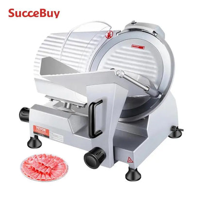 240W Electric Commercial Meat Slicer-Deli Food Slicer "10" Carbon Steel Blade