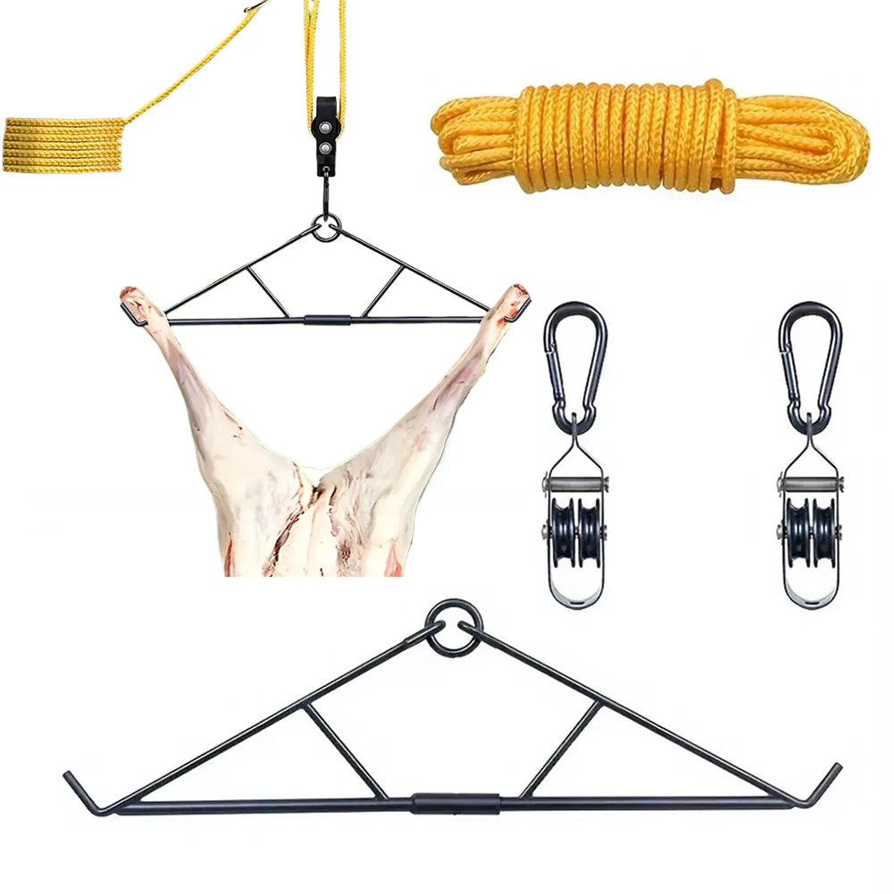 700LB Gambrel Elk-Deer Hoist Pulley Lift System