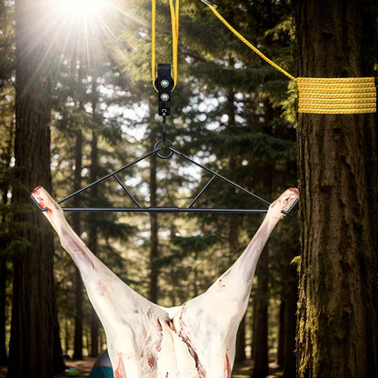 700LB Deer Hunting Gambrel Hoist Pulley Lift System