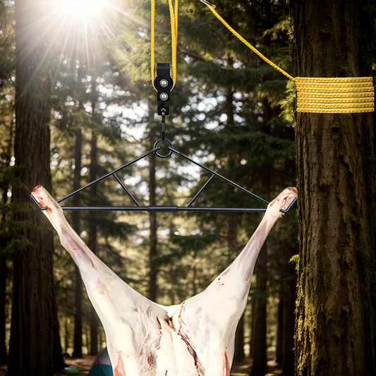700LB Deer Hunting Gambrel Hoist Pulley Lift System