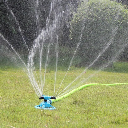 This 360° Automatic Rotating Sprinkler Nozzle delivers even, all-around coverage