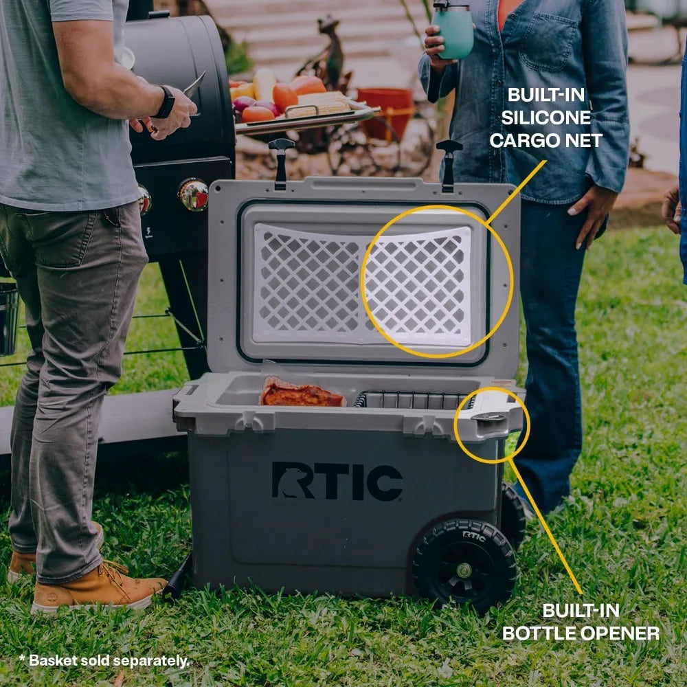 52 Quart Ultra-Light Wheeled Hard Cooler