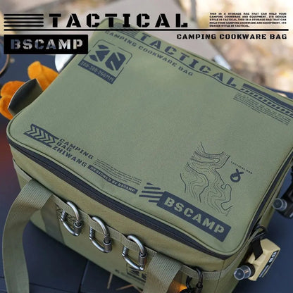 Here's a large capacity storage bag, for all your camping or hunting needs