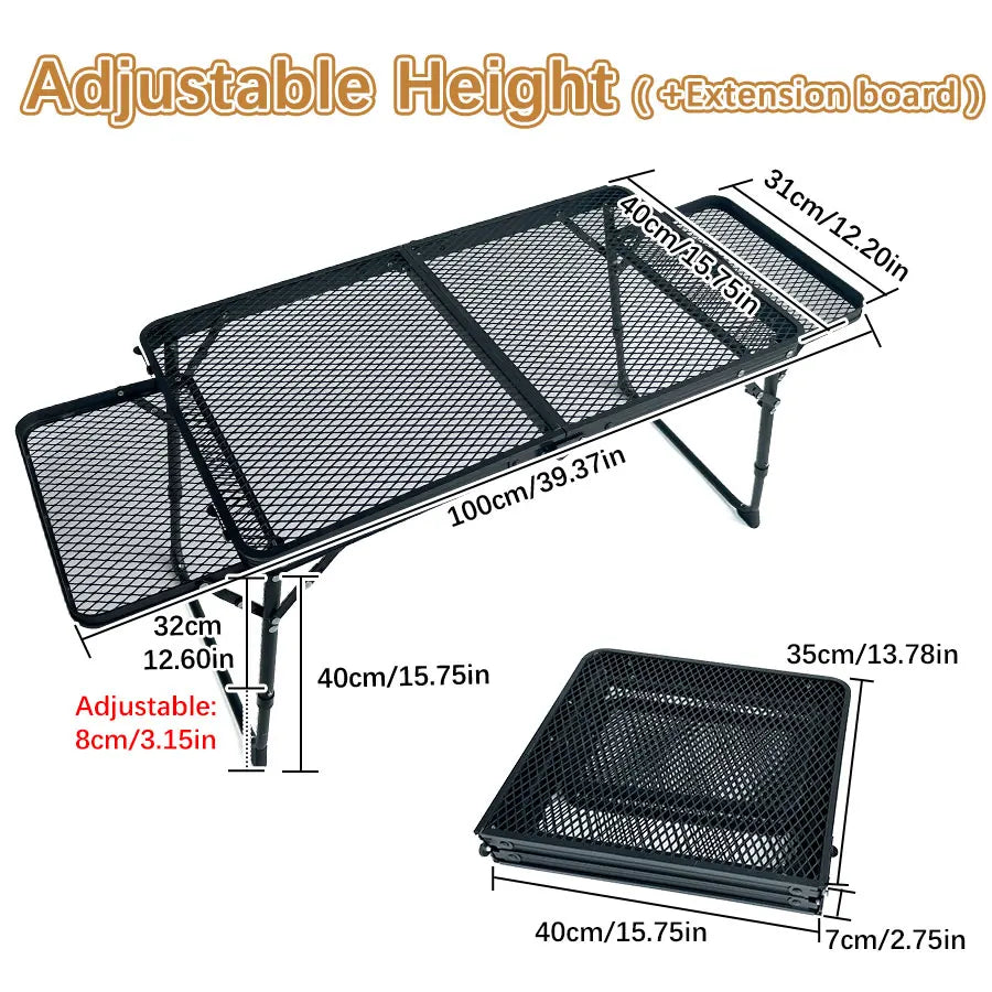 Camping Table Small Low  Outdoor Folding Table
