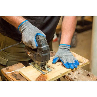 Textured Rubber Latex Coated Knit Work Gloves Extra Large