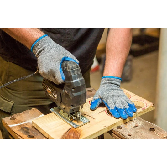 Textured Rubber Latex Coated Knit Work Gloves Extra Large