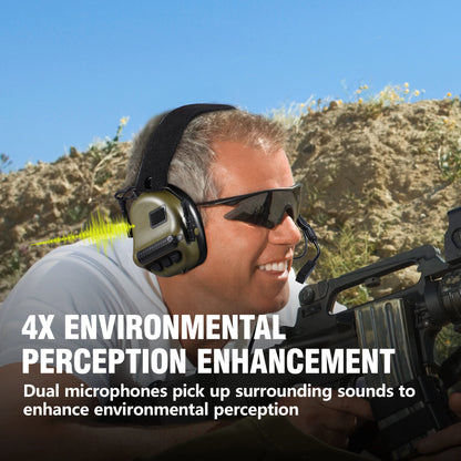 F10 Tactical Electronic Shooting Earmuffs