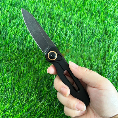 KS 7550 Pocket Folding Knife 8Cr13Mov Blade Aviation Aluminum Handle