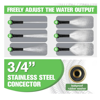 100FT 304 Stainless Steel Garden Hose