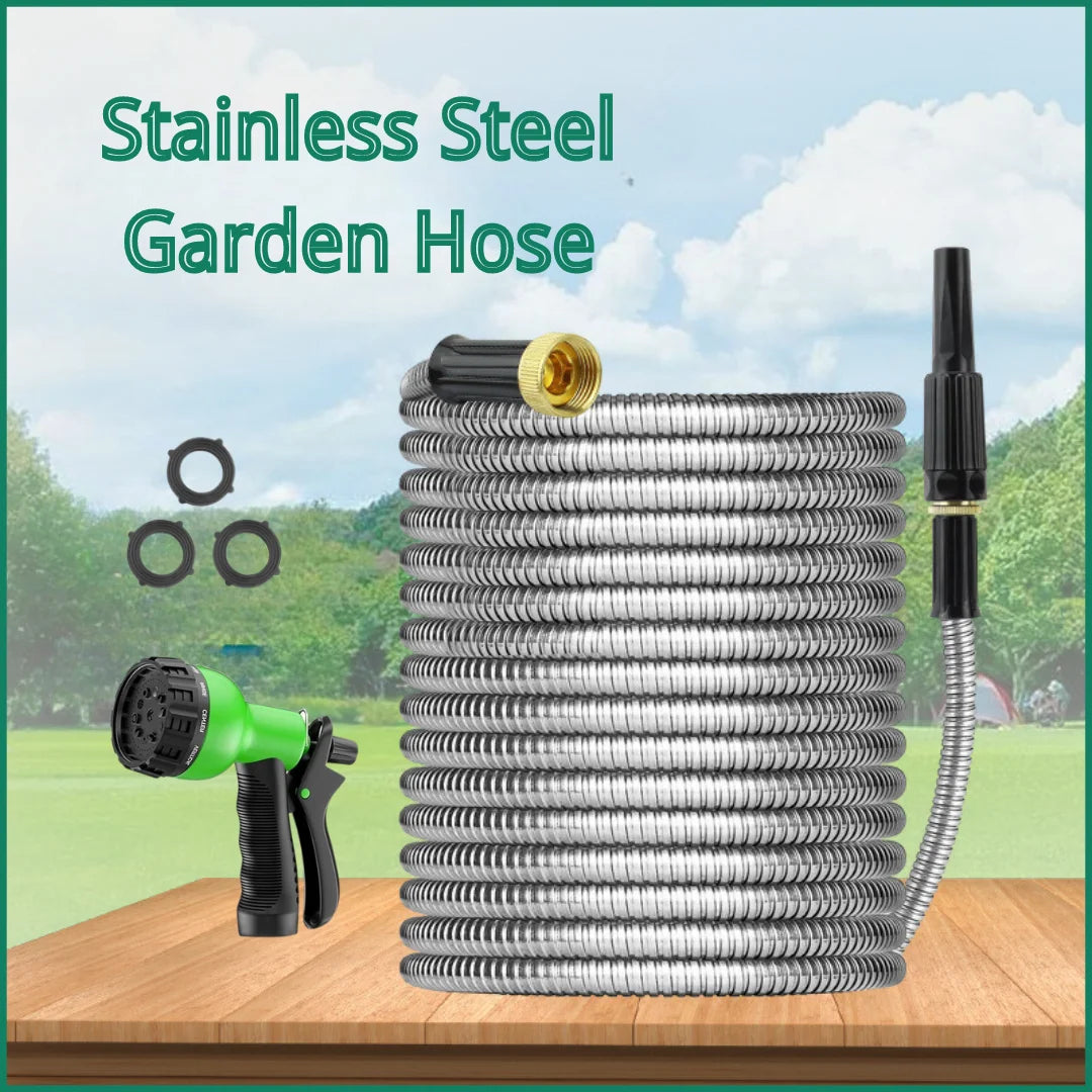100FT 304 Stainless Steel Garden Hose