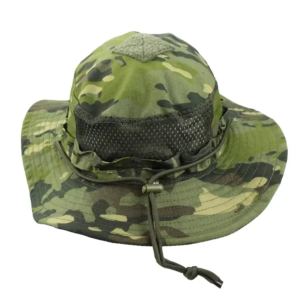 New Tactical Camouflage Boonie Cap Wide Brim Hat