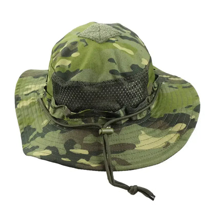 New Tactical Camouflage Boonie Cap Wide Brim Hat