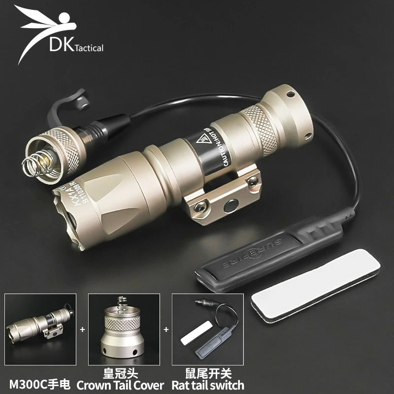 Tactical SF X300 X300U M600C M300 Flashlight Fit 20mm Rail