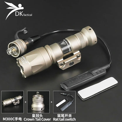 Tactical SF X300 X300U M600C M300 Flashlight Fit 20mm Rail