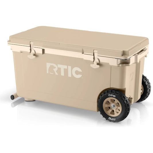 72 Quart Ultra-Light Wheeled Cooler Hard Insulated