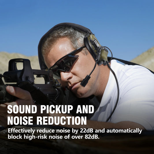 F10 Tactical Electronic Shooting Earmuffs