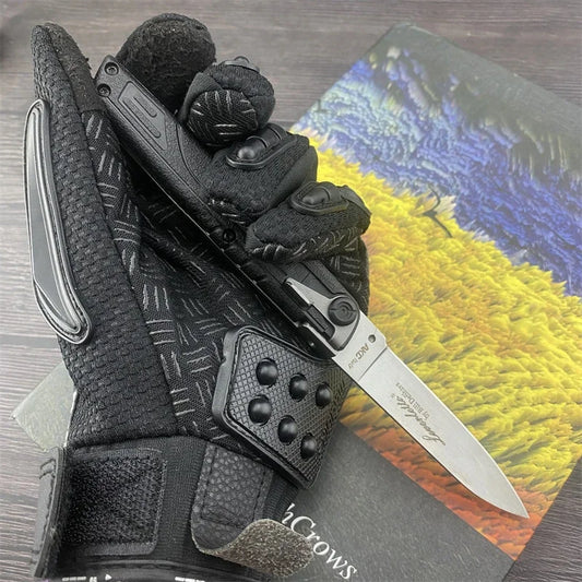 EDC Folding Blade Knife- 440C Blade-Nylon Fiber Handle