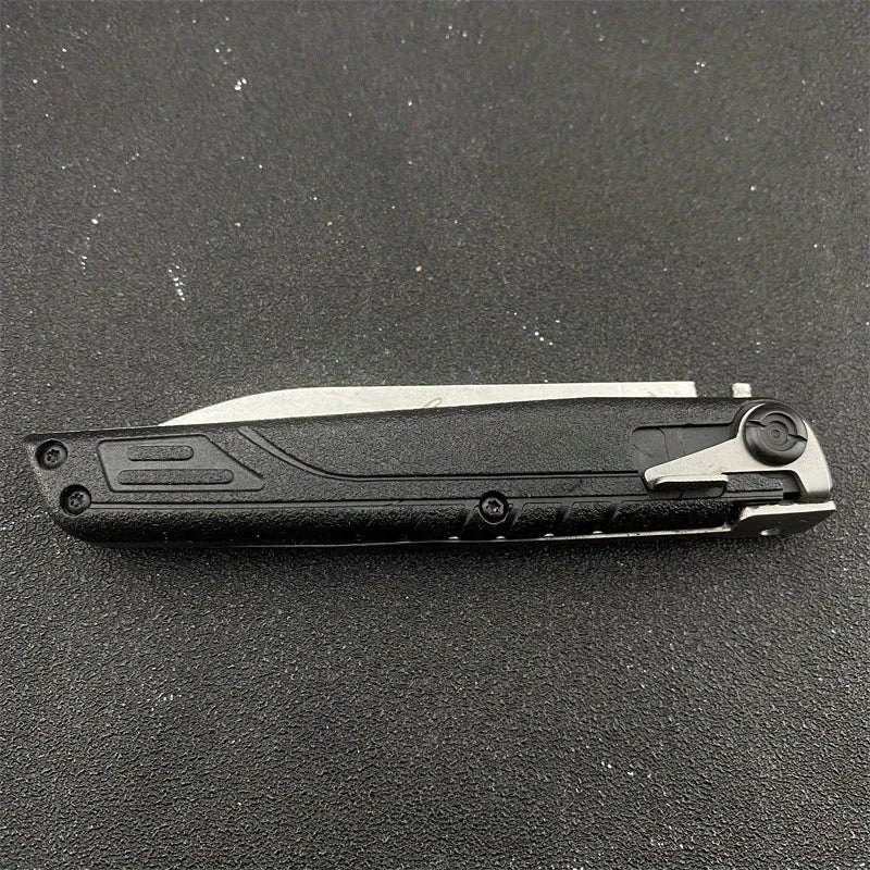 EDC Folding Blade Knife- 440C Blade-Nylon Fiber Handle