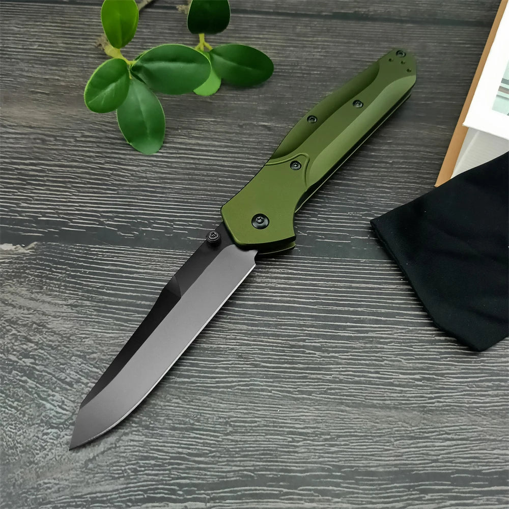 D2 940 Folding Pocket Knife Aluminium Handle