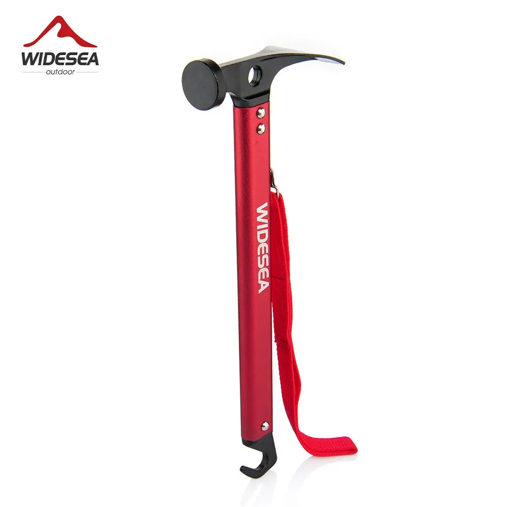 Widesea Camping Hammer Stainless Steel Outdoor Tent Peg Stake Mallet