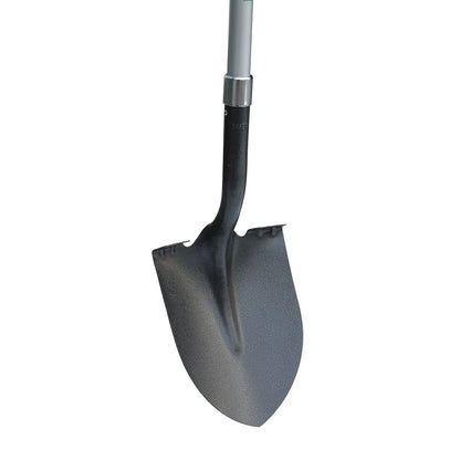 Have you ever been digging a hole or been spading the garden and have that cheap wooden handle break off.  Well, that won't happen with this spade.  It features a solid long  fiberglass handle and the shovel is of high carbon steel.