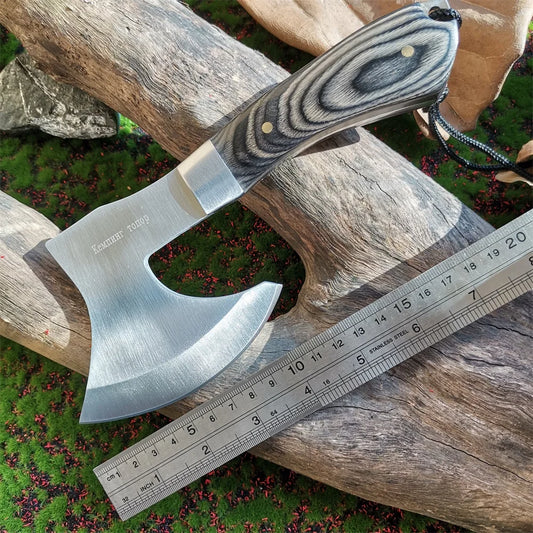 Wooden Handle Stainless Steel Axe