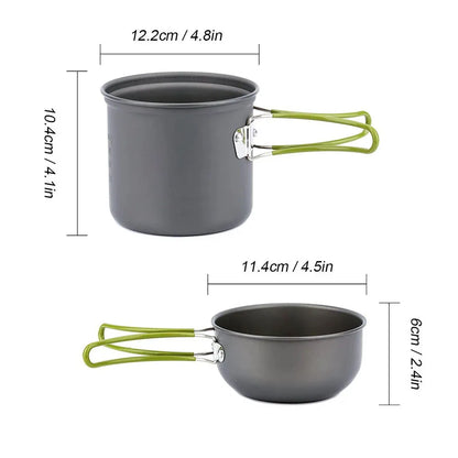 Ultralight Camping Pot Set