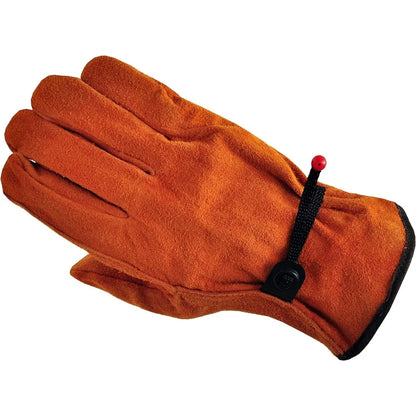 High Quality Split Cowhide Leather Gloves-Large- Pack of 3