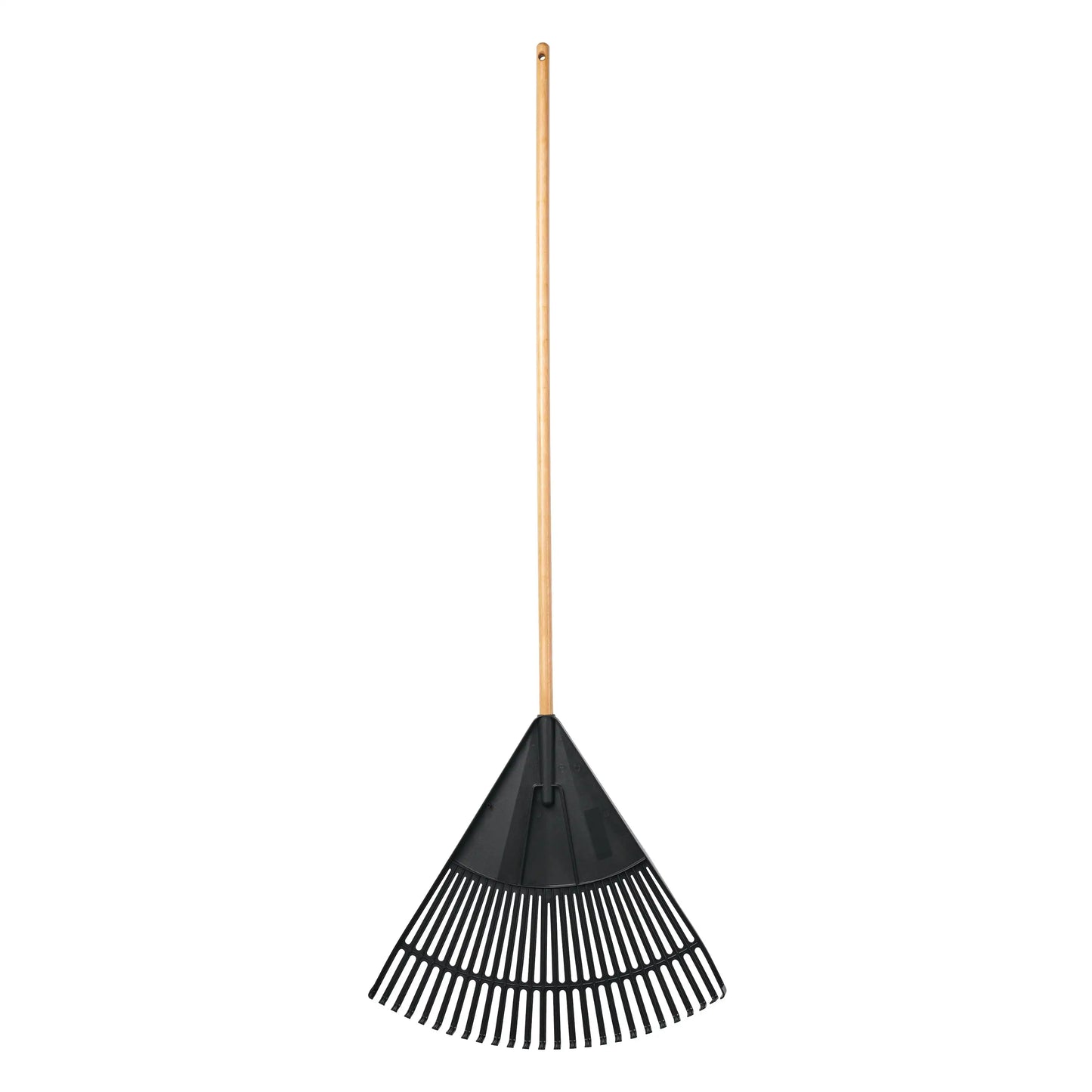 24 inchs Poly Leaf Rake With Wood Handle