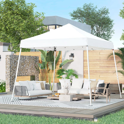 Pop Up Canopy Tent, 10x10 Outdoor Shade, Easy Set Up