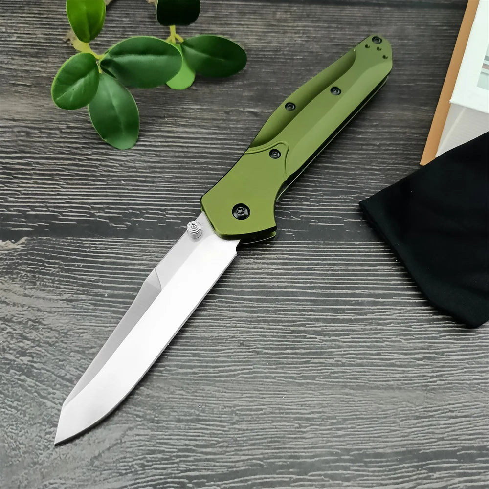 D2 940 Folding Pocket Knife Aluminium Handle