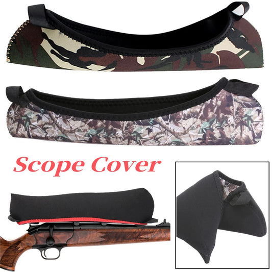Dustproof Outdoor Hunting Gun Scope Cover Neoprene Scope Cover Fits 10 in Length Scopes