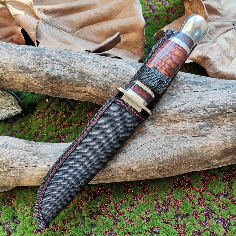 Sharp and Reliable Straight Knife with Oxford Cloth Cover