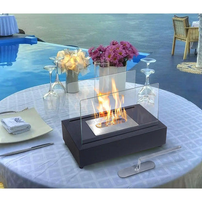 Tabletop Fire Pits,Portable Smokeless Bio Ethanol Fireplace